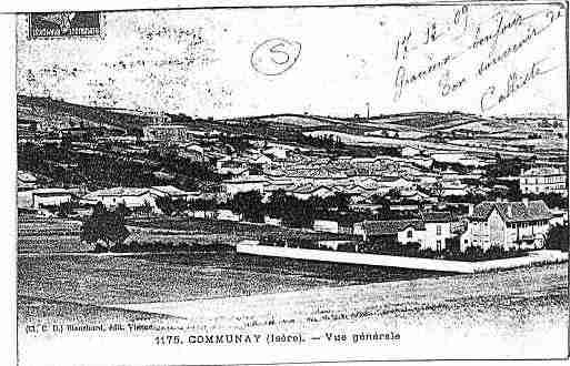 Ville de COMMUNAY Carte postale ancienne Ville de COMMUNAY Carte postale ancienne