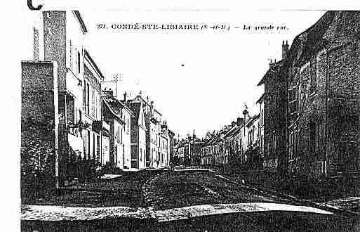 Ville de CONDESAINTELIBIAIRE Carte postale ancienne