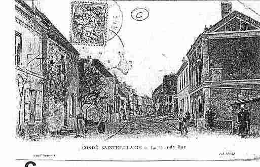 Ville de CONDESAINTELIBIAIRE Carte postale ancienne