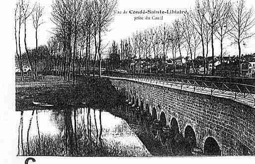 Ville de CONDESAINTELIBIAIRE Carte postale ancienne
