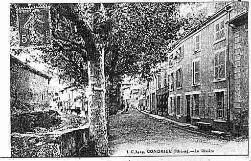 Ville de CONDRIEU Carte postale ancienne