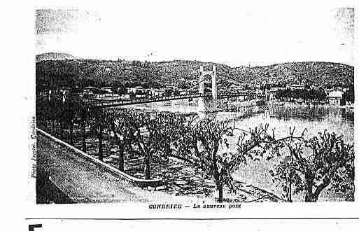 Ville de CONDRIEU Carte postale ancienne