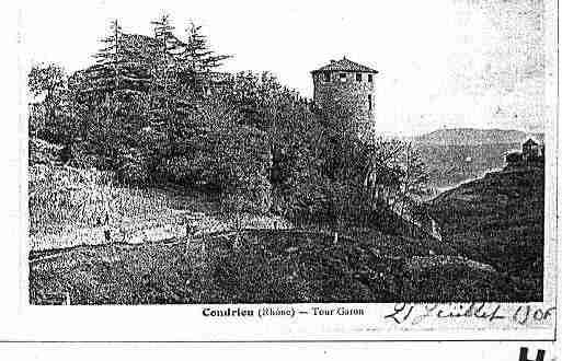 Ville de CONDRIEU Carte postale ancienne