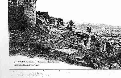 Ville de CONDRIEU Carte postale ancienne