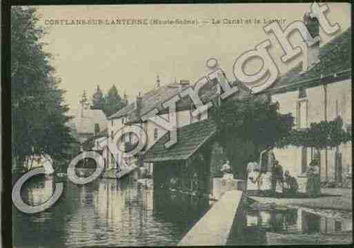 Ville de CONFLANSSURLANTERNE Carte postale ancienne