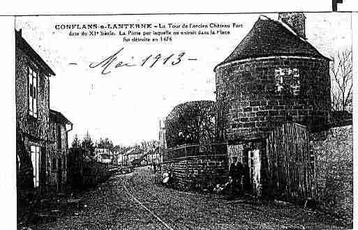 Ville de CONFLANSSURLANTERNE Carte postale ancienne
