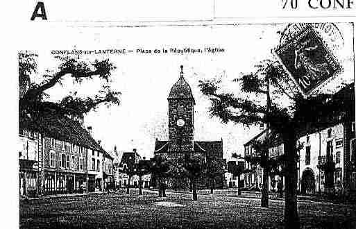 Ville de CONFLANSSURLANTERNE Carte postale ancienne