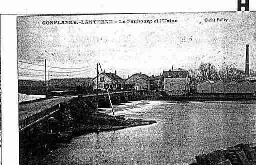 Ville de CONFLANSSURLANTERNE Carte postale ancienne Ville de CONFLANSSURLANTERNE Carte postale ancienne