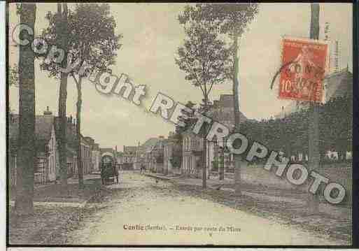 Ville de CONLIE Carte postale ancienne