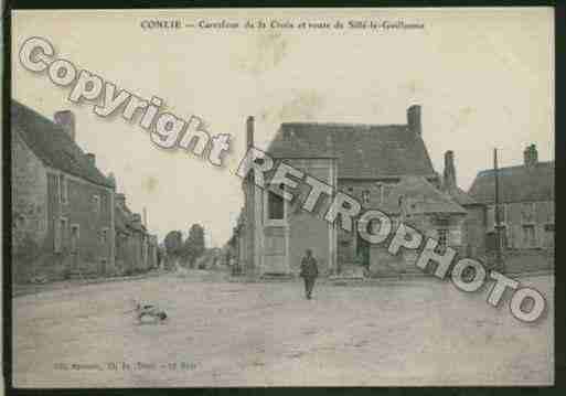 Ville de CONLIE Carte postale ancienne