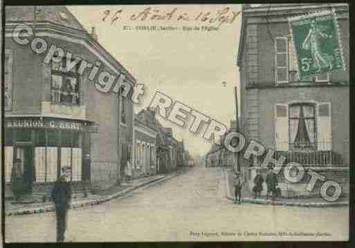 Ville de CONLIE Carte postale ancienne Ville de CONLIE Carte postale ancienne