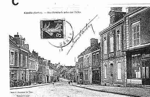 Ville de Conlie, PH053873D. Clichés réalisés à partir d'une carte ancienne