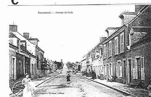 Ville de CONNERRE Carte postale ancienne