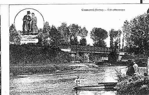 Ville de CONNERRE Carte postale ancienne