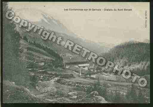 Ville de CONTAMINESMONTJOIE(LES) Carte postale ancienne
