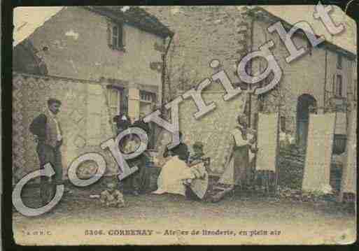 Ville de CORBENAY Carte postale ancienne