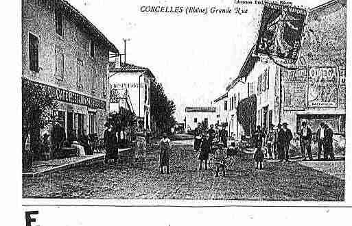 Ville de CORCELLESENBEAUJOLAIS Carte postale ancienne