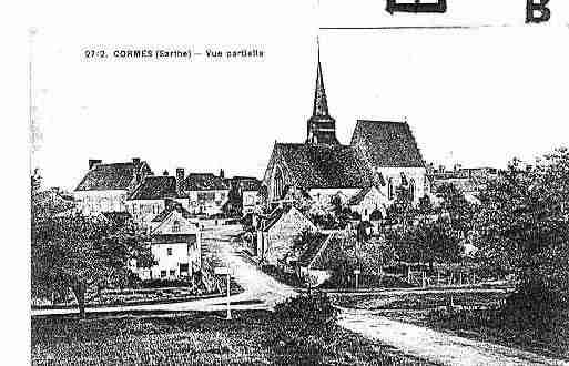 Ville de CORMES Carte postale ancienne