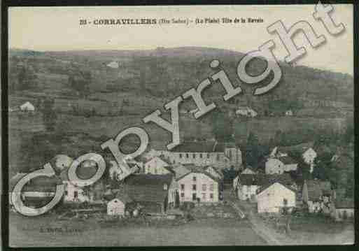 Ville de CORRAVILLERS Carte postale ancienne