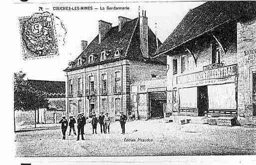 Ville de COUCHES Carte postale ancienne