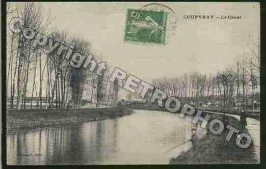 Ville de COUPVRAY Carte postale ancienne