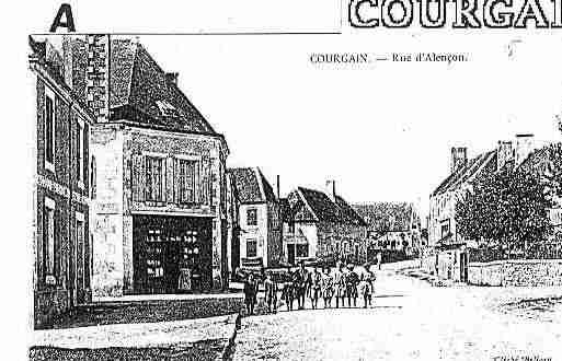 Ville de COURGAINS Carte postale ancienne