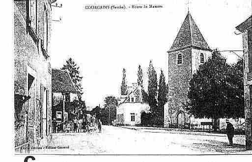 Ville de COURGAINS Carte postale ancienne