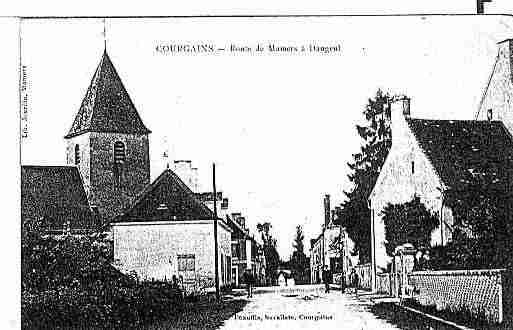 Ville de COURGAINS Carte postale ancienne