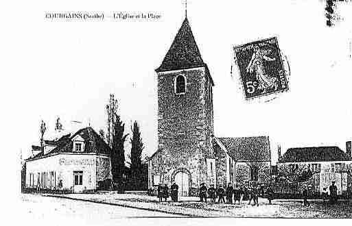 Ville de COURGAINS Carte postale ancienne