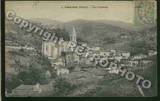 Ville de COURZIEU Carte postale ancienne