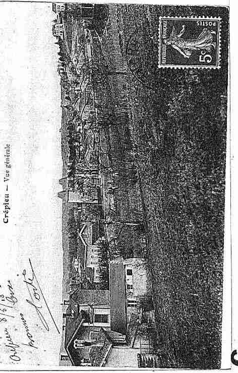 Ville de CREPIEUX Carte postale ancienne