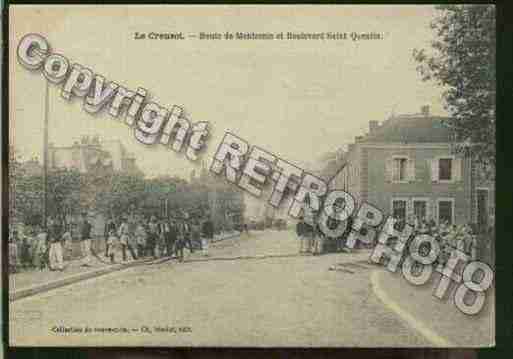 Ville de CREUSOT(LE) Carte postale ancienne