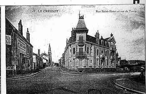 Ville de CREUSOT(LE) Carte postale ancienne