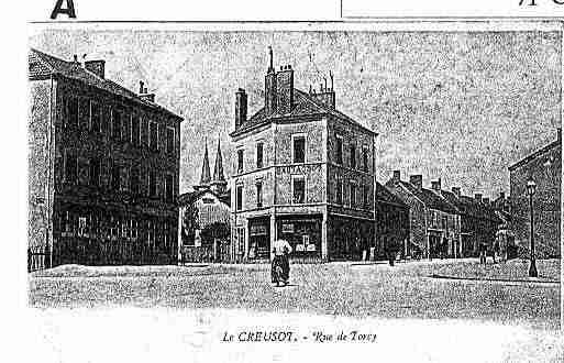 Ville de CREUSOT(LE) Carte postale ancienne