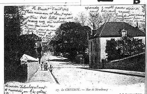 Ville de CREUSOT(LE) Carte postale ancienne