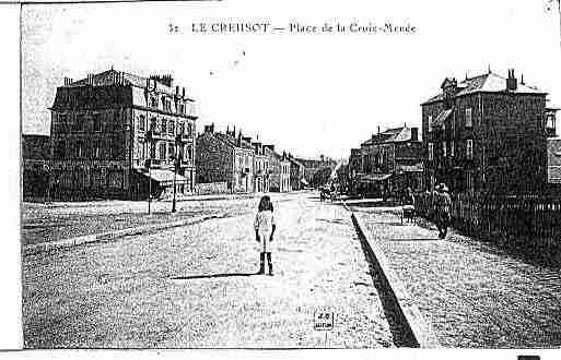 Ville de CREUSOT(LE) Carte postale ancienne