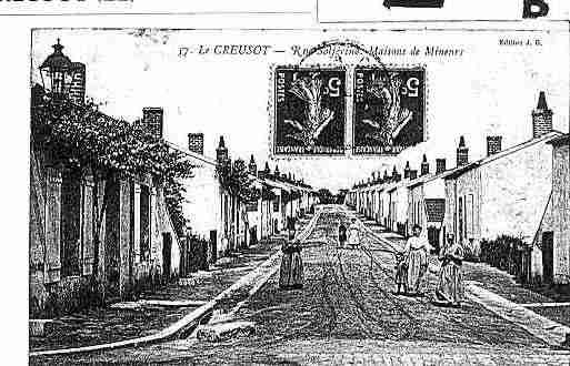 Ville de CREUSOT(LE) Carte postale ancienne