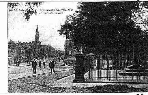 Ville de CREUSOT(LE) Carte postale ancienne