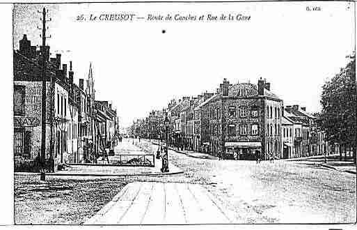 Ville de CREUSOT(LE) Carte postale ancienne