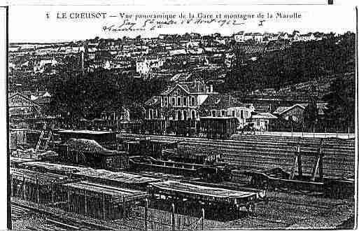 Ville de CREUSOT(LE) Carte postale ancienne