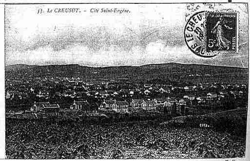 Ville de CREUSOT(LE) Carte postale ancienne