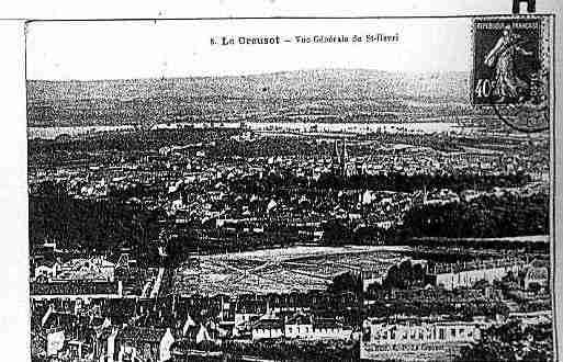 Ville de CREUSOT(LE) Carte postale ancienne