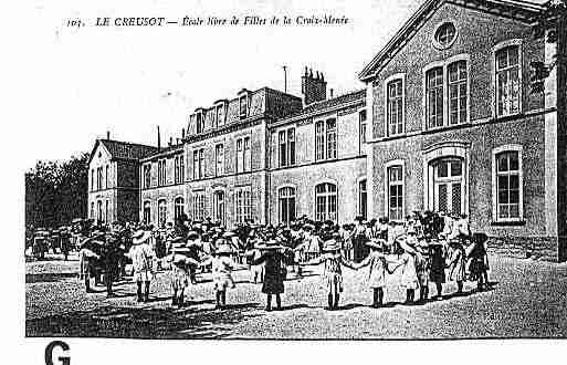 Ville de CREUSOT(LE) Carte postale ancienne