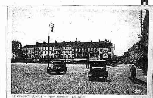 Ville de CREUSOT(LE) Carte postale ancienne