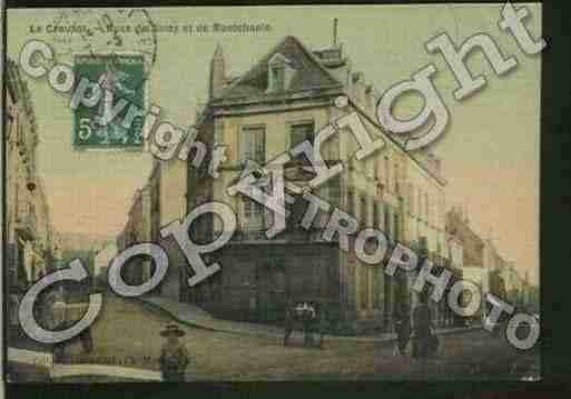 Ville de CREUSOT(LE) Carte postale ancienne