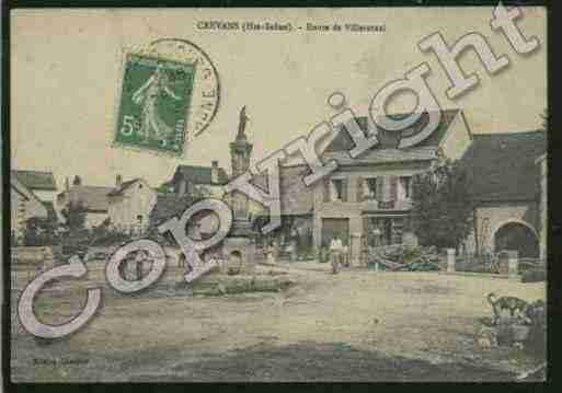 Ville de CREVANS Carte postale ancienne