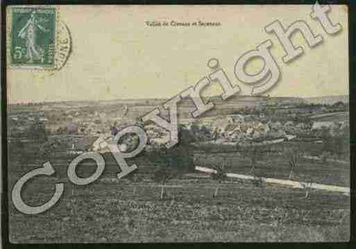 Ville de CREVANS Carte postale ancienne