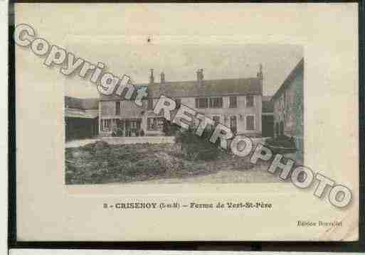 Ville de CRISENOY Carte postale ancienne