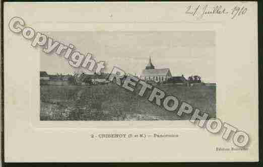 Ville de CRISENOY Carte postale ancienne