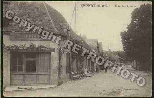 Ville de CRONAT Carte postale ancienne